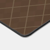 Klassieke Bruine Argyle Desk Mat Gift (Hoek)