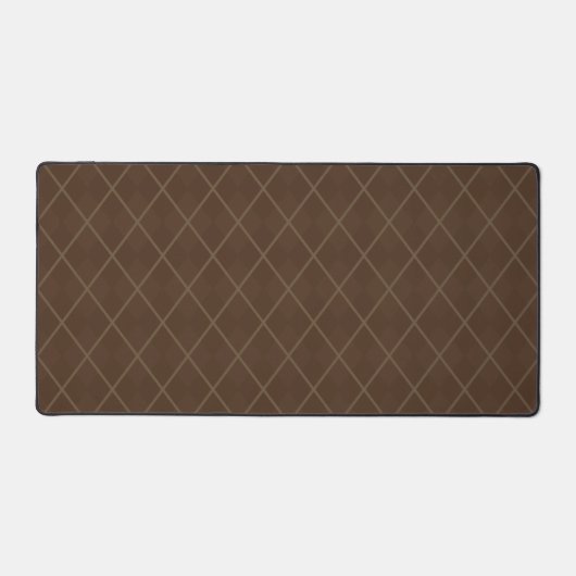 Klassieke Bruine Argyle Desk Mat Gift (Voorkant)