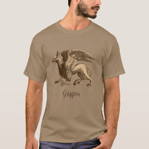 Klassieke bruine en beige Griffin - Legendarisch b T-shirt