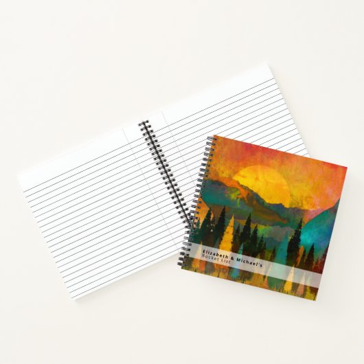 Klassieke BUCKET LIST CUSTOM Keepomwille van BUCKE Notitieboek (Binnen)