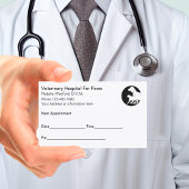 Klassieke Budget Bulk Dierenarts Afspraak Kaarten Afsprakenkaartje