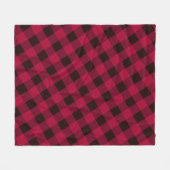 Klassieke Buffalo Check-erfgoed Fleece Deken (Voorkant (Horizontaal))