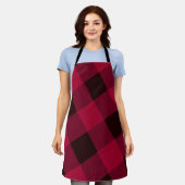 Klassieke Buffalo Check-erfgoed Schort (Gedragen)