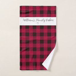 Klassieke Buffalo Check Familiecabine Handdoek