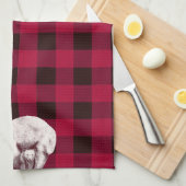 Klassieke Buffalo Check Mama Beer Theedoek (Quarter Fold)