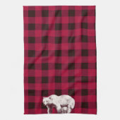 Klassieke Buffalo Check Mama Beer Theedoek (Verticaal)