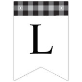 Klassieke Buffalo Plays Black White Event Welkom Vlaggetjes (Derde vlag)