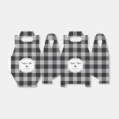 Klassieke Buffalo Pset Check Black White Weddensch Bedankdoosjes (Uitgevouwen)