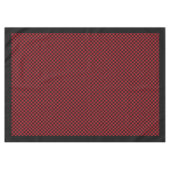 Klassieke Buffalo Tafelkleed Rood & Zwart Plakken (Voorkant (Horizontaal))