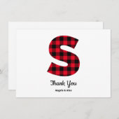 Klassieke Buffelplaat met briefje S Weddenschap Bedankkaart (Voorkant / Achterkant)