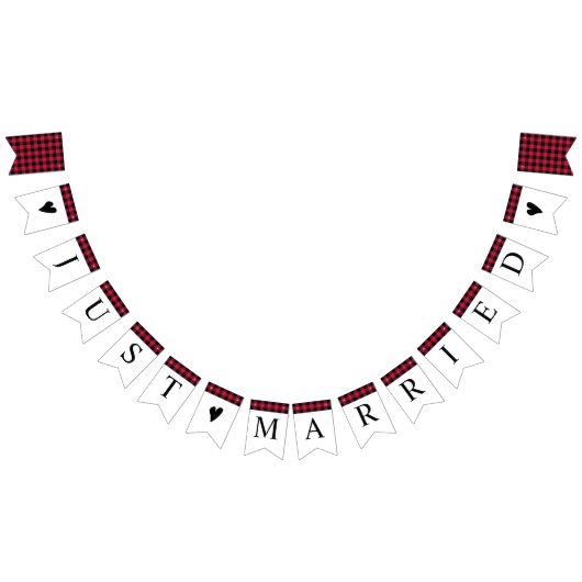 Klassieke buffelplaat zwart-wit rood vlaggetjes (Alle)