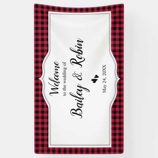 Klassieke Buffelplaat zwarte rode banner controler (Verticaal)