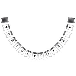 Klassieke buffelwitte Vrijgezellenfeest met Plays  Vlaggetjes