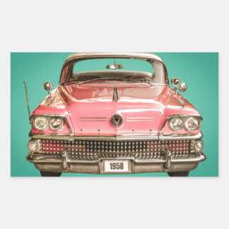 Klassieke Buick 1958 Century auto Rechthoekige Sticker