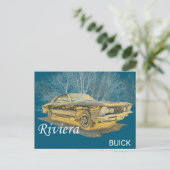 Klassieke Buick Riviera Briefkaart (Staand voorkant)