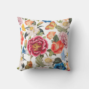 Klassieke buitenkant Floral Pillow Buitenkussen