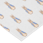 Klassieke Bunny in blauwe jas Tafelkleed (Gekanteld)