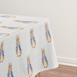 Klassieke Bunny in blauwe jas Tafelkleed
