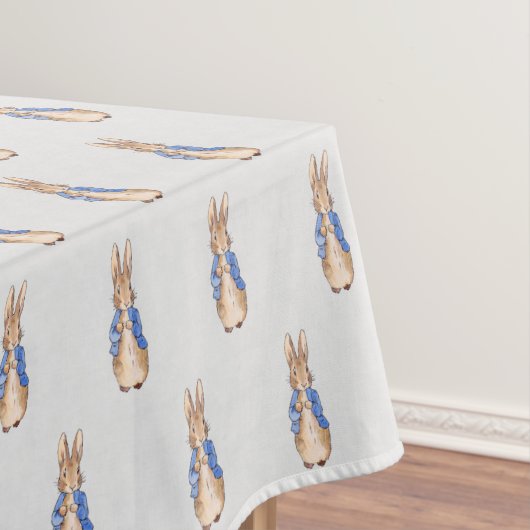 Klassieke Bunny in blauwe jas Tafelkleed (Voorbeeld)