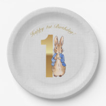 Klassieke Bunny konijn Eerste Verjaardag