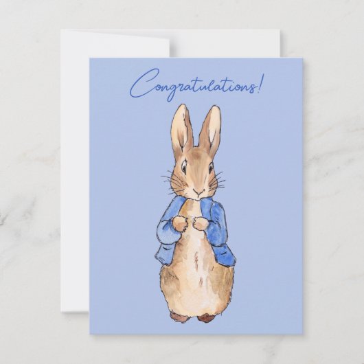 Klassieke Bunny konijn Felicitaties (Voorkant)