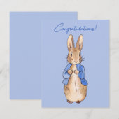 Klassieke Bunny konijn Felicitaties (Voorkant / Achterkant)