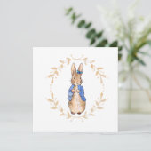 Klassieke Bunny konijn met een vlinder (Staand voorkant)