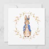 Klassieke Bunny konijn met een vlinder (Voorkant)