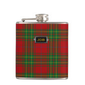 Klassieke Burnett Tartan Plaid Flask Heupfles (Voorkant)