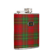 Klassieke Burnett Tartan Plaid Flask Heupfles (Rechts)