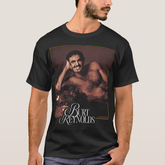 Klassieke Burt Reynolds T-shirt (Voorkant)