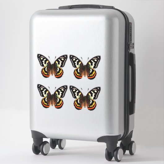 Klassieke Butterfly-Sticker Sticker (Koffer)