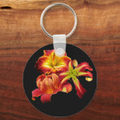 Klassieke Button Daylily Sleutelhanger (Voorkant)