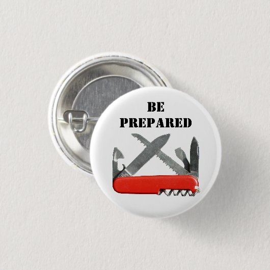 Klassieke Button van het leger (Voorkant /achterkant)