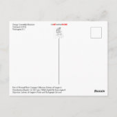 Klassieke Cabriolet Roadster Briefkaart (Achterkant)