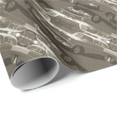 Klassieke cadeauomslag cadeaupapier (Rol Hoek)