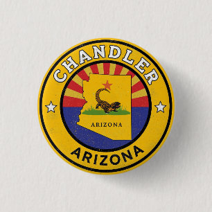 Klassieke cadeaus uit Chandler City, Arizona Ronde Button 3,2 Cm