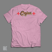 Klassieke Cajun Fleur-de-lis Retro Terugblik Vinta T-shirt
