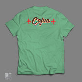 Klassieke Cajun Fleur-de-lis Retro Terugblik Vinta T-shirt