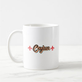 Klassieke Cajun Fleur-de-lis Retro Throwback Vinta Koffiemok