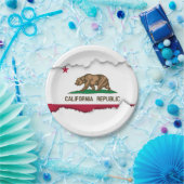 Klassieke California State Flag Papieren Bordje (Feest)