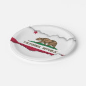 Klassieke California State Flag Papieren Bordje (Gekanteld)
