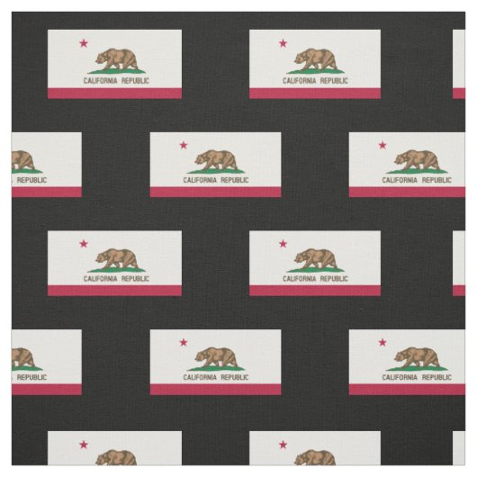 Klassieke California State Flag Stof (Swatch)