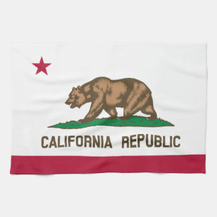 Klassieke California State Flag Theedoek