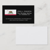 Klassieke California State Flag Visitekaartje (Voorkant / Achterkant)