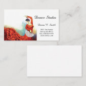 Klassieke Calling Card-Dance Steekproef Contactkaartje (Voorkant / Achterkant)