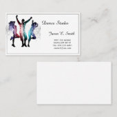 Klassieke Calling Card-Dance Steekproef Contactkaartje (Voorkant / Achterkant)