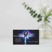 Klassieke Calling Card-Dance Studio Sample Contactkaartje (Staand voorkant)