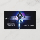 Klassieke Calling Card-Dance Studio Sample Contactkaartje (Voorkant)