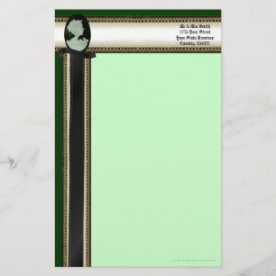 Klassieke cameo (Jade/Green) Briefpapier